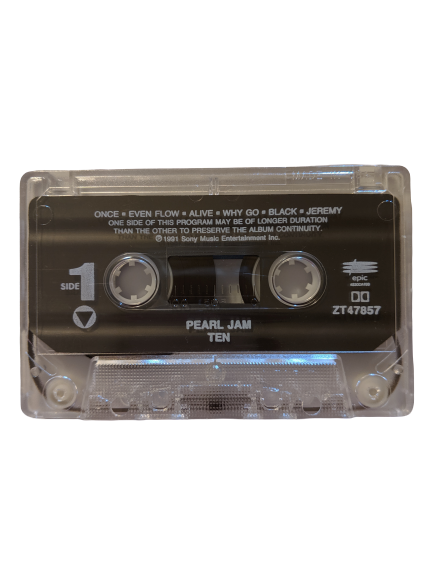 Pearl Jam Cassette Tape