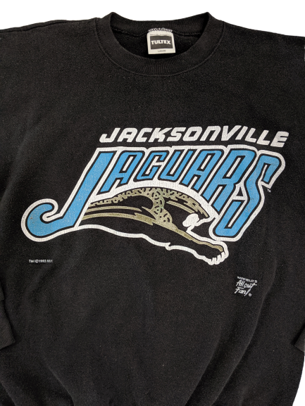 Vintage '93 JACKSONVILLE JAGUARS NFL Competitor Sweatshirt YL – XL3 VINTAGE  CLOTHING