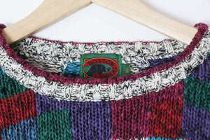 [XL] 1990s Colorblock Sweater