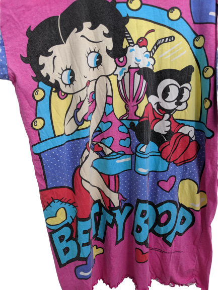 [S/M] 90s Betty Boop Colorful Nightshirt