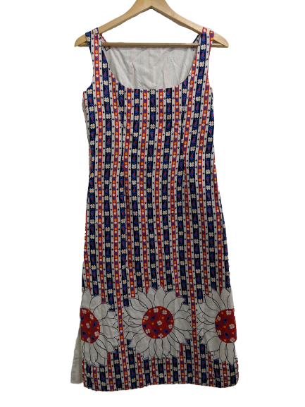 [M] Vintage 1960s/70s Handmade Floral Dress