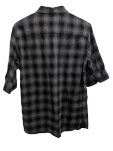[M] NWT AllSaints Flannel Plaid Short Sleeve