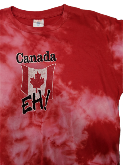 [XL] Vintage "Canada, Eh" Tie-Dye T-Shirt