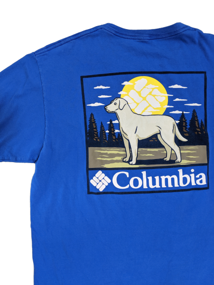 XL] Columbia Dog Graphic T-Shirt – Flashbacks Recycled Fashions