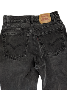 [M] Vintage Levis 550 Black High-Waisted Jeans