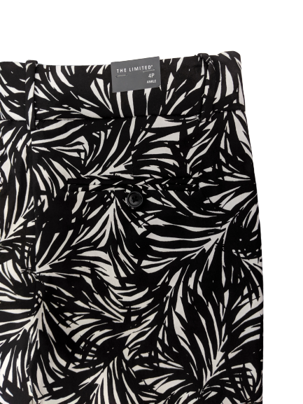 [S] NWT The Limited Palm Print Ankle Pants