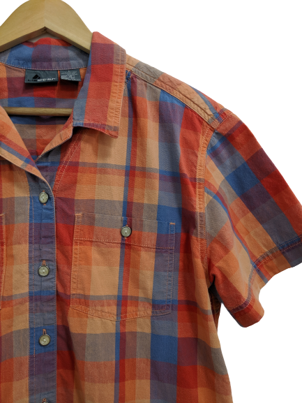 [L] Vintage LizWear Plaid Button-Up Shirt