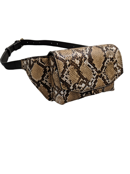 MNG Faux Snakeskin Belt Bag Flashbacks Recycled Fashions