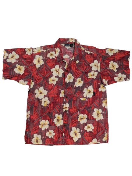 [L] Patagonia Organic Cotton Hawaiian Shirt