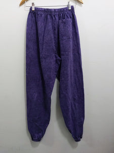 [L] 1980s Purple Acid Wash Sweatpants